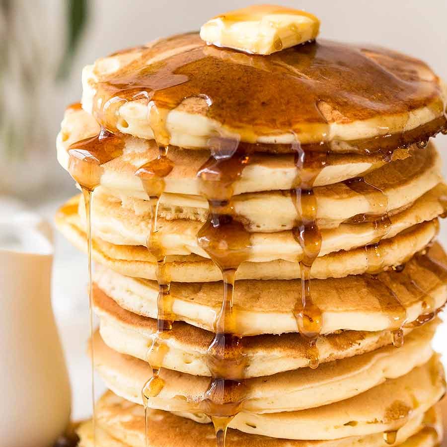 Homemade Fluffy Pancakes