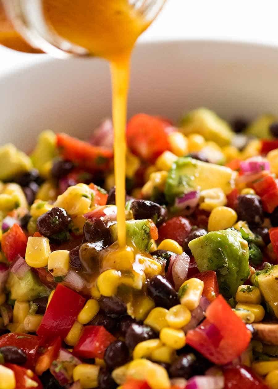 South Western lime dressing for Cowboy Bean Salad