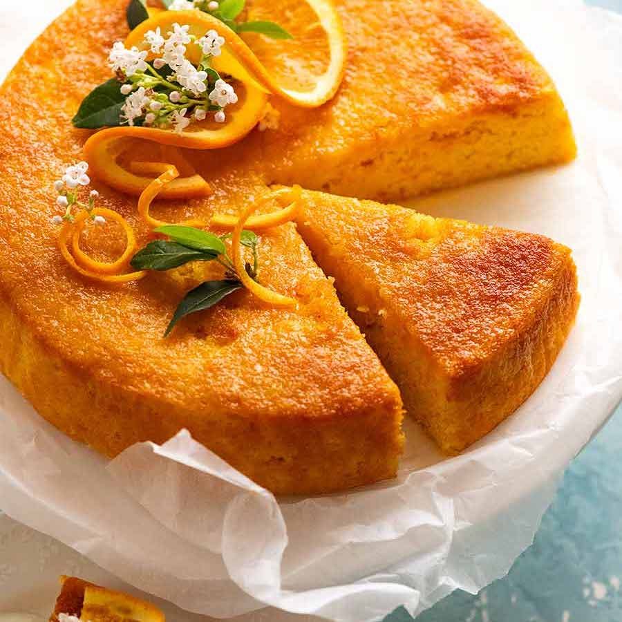 Ready to serve Orange Cake - flourless, gluten free