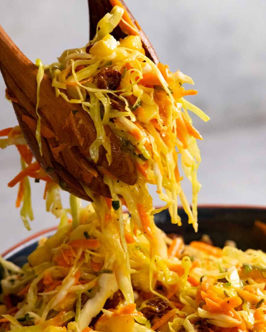 Picking up Jamaican Slaw