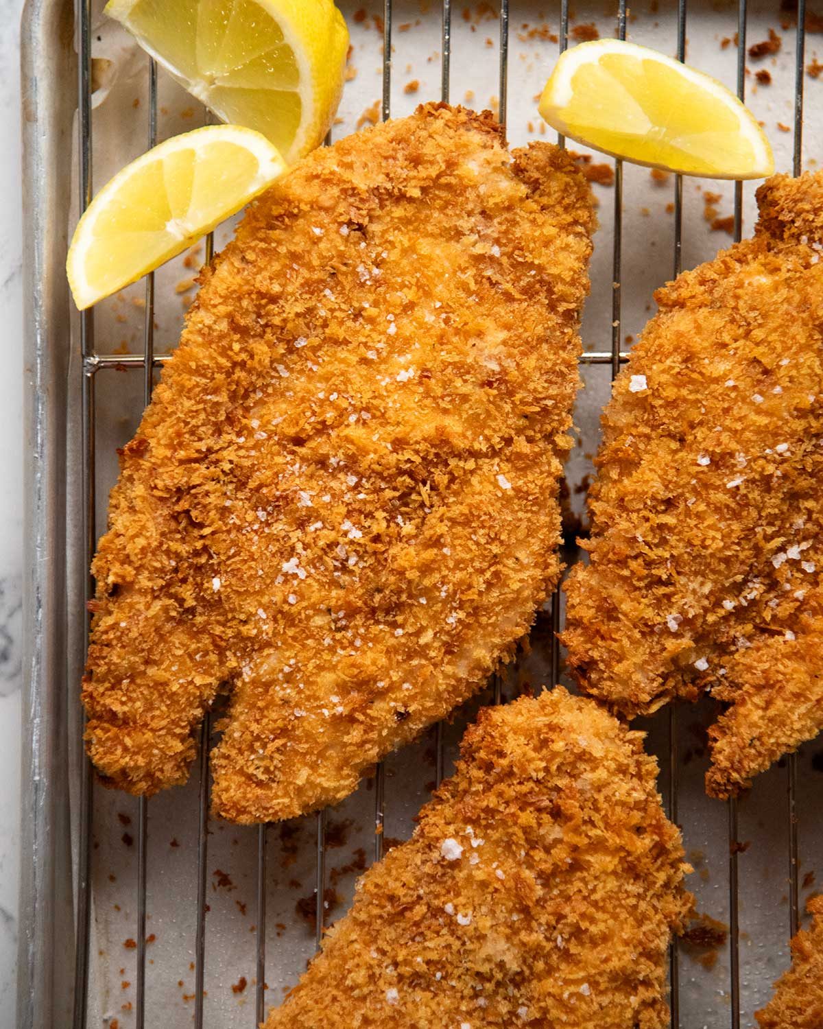 Oven Baked Chicken Schnitzel