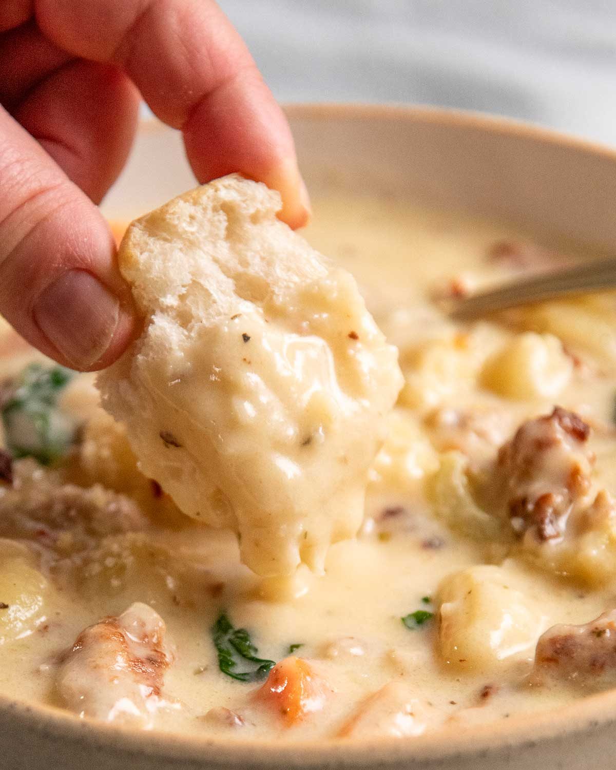 Creamy Sausage Gnocchi Soup