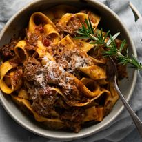 Slow Cooked Rosemary Lamb Ragu